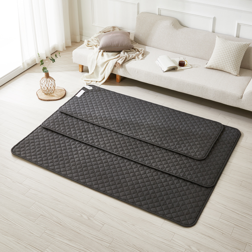 더안 EMF 2세대 인체감지 탄소매트 전기장판 진그레이 미니싱글 70X180 이미지 8