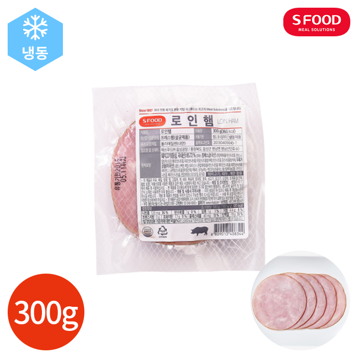 에스푸드 로인 슬라이스 햄 300g : CLICKMALL