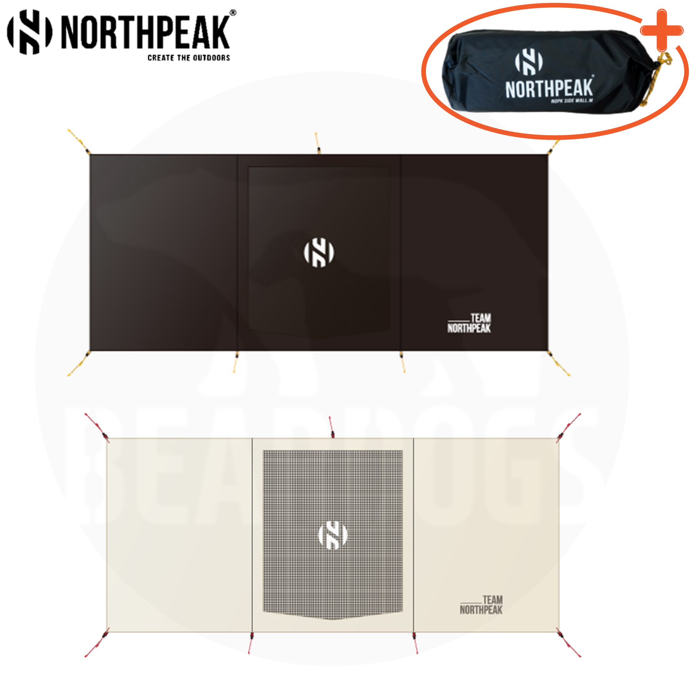 노스피크 사이드 월 타프 윈드 스크린 L