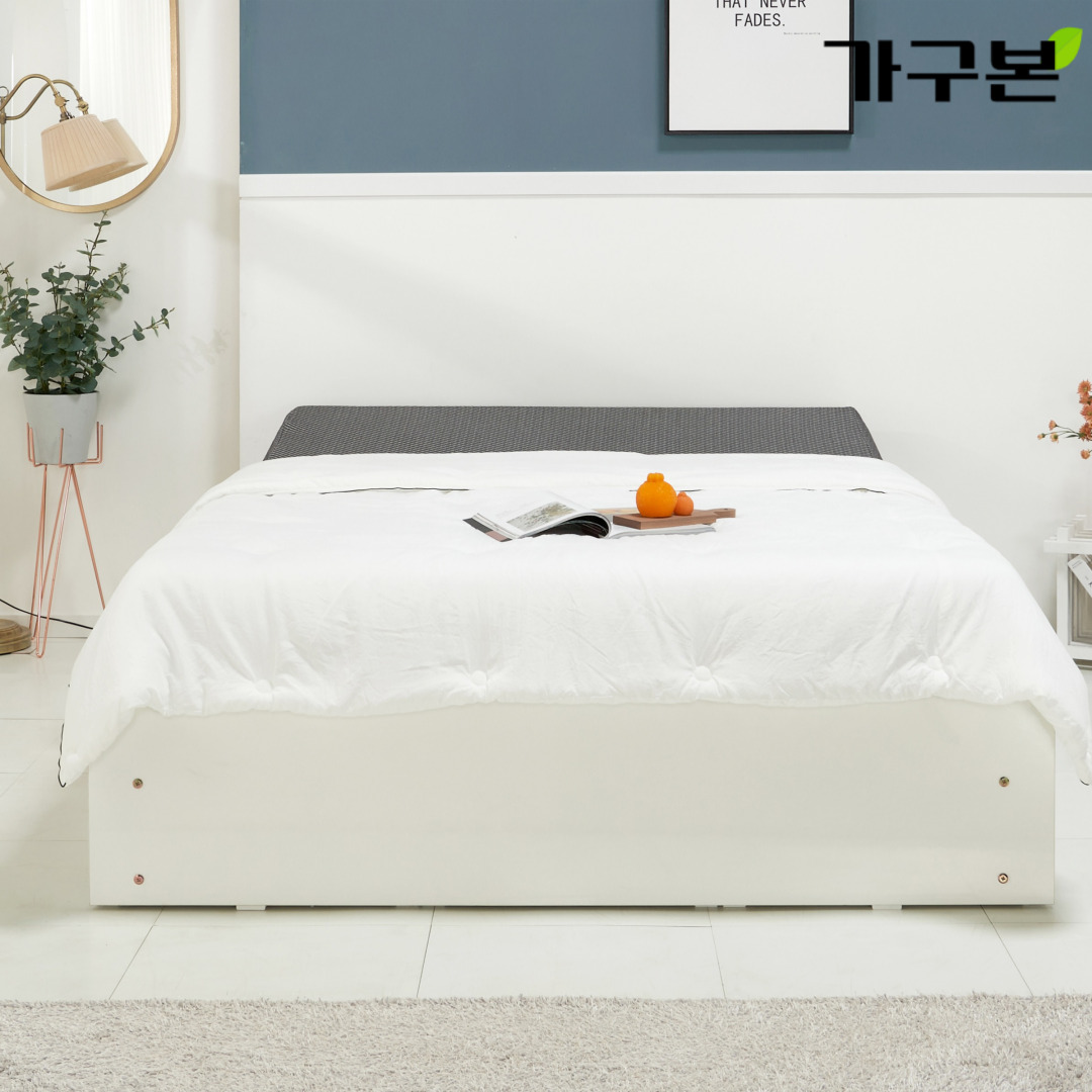 퀸 낮은침대프레임 헤드없는침대 신혼부부