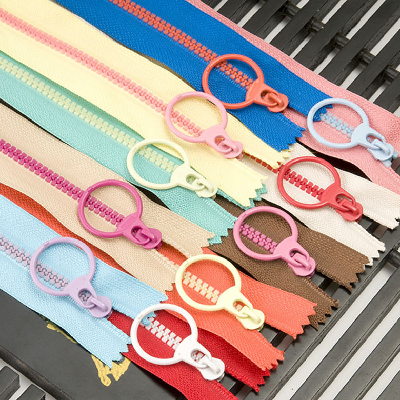 15cm 투톤 컬러 3호 비슬론 지퍼 (클로즈형) - 상품 이미지