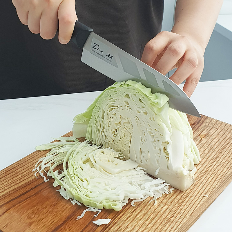 [포에버] 일본 티타늄 칼 딤플식도 18cm 주방 나이프 이미지 6