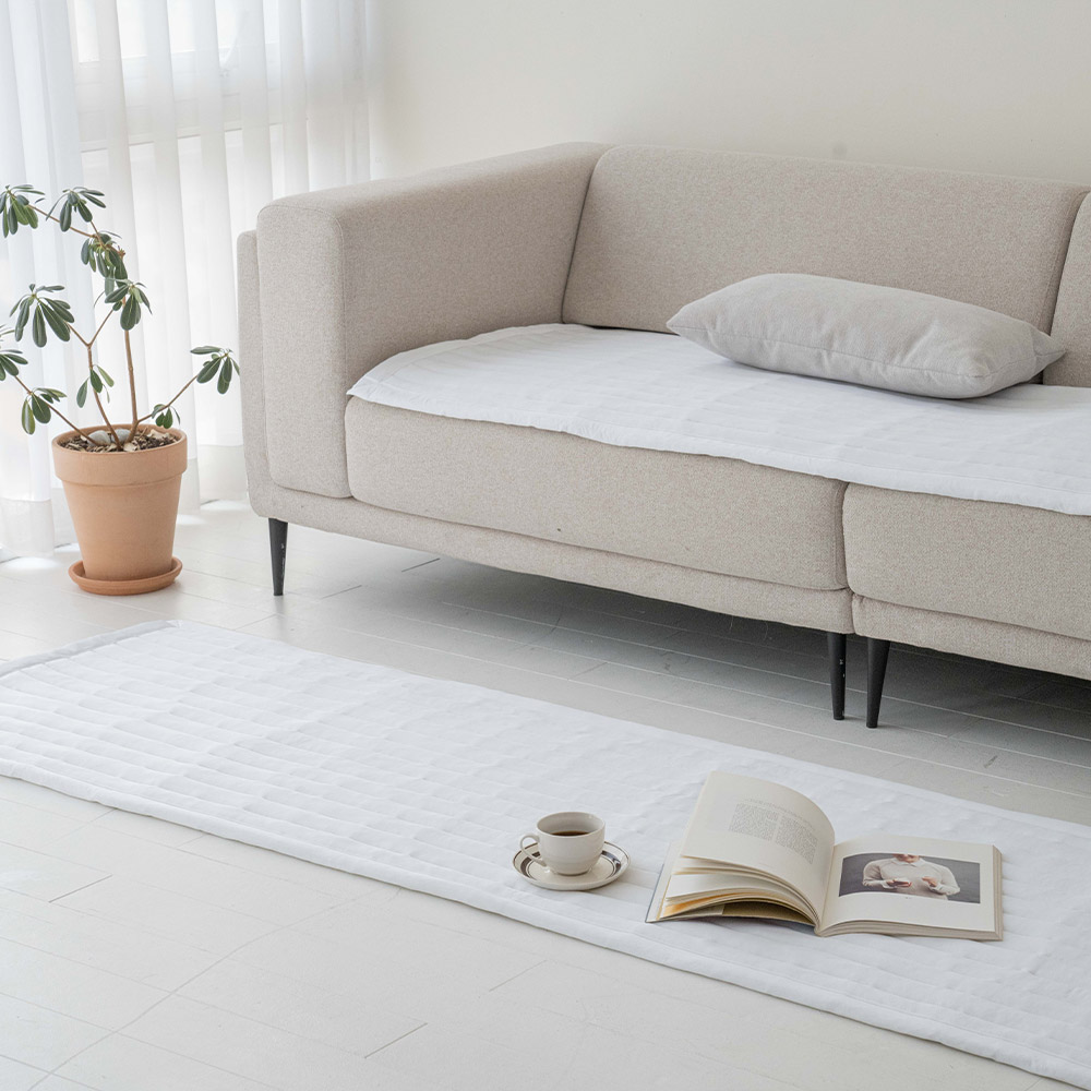 국산 쇼파커버 4인용 쇼파 매트 강아지 고양이 털 안붙는 클라우드