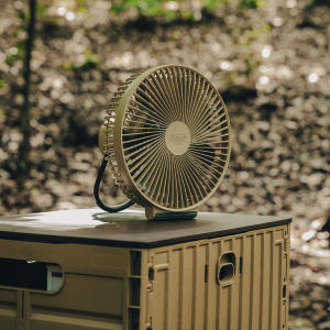 카고컨테이너 캠핑 선풍기 멀티팬 L 라지 캠핑용 무선 서큘레이터 베이지 개봉기 | 실사용 후기 - 상품 이미지 2