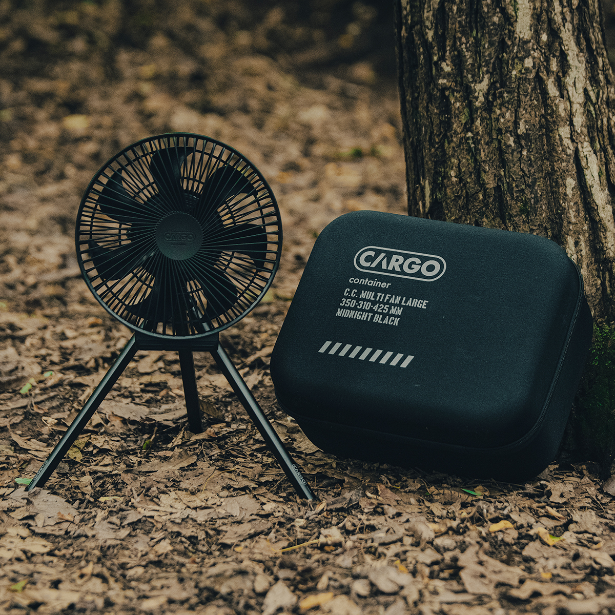카고컨테이너 캠핑 선풍기 멀티팬 L 라지 캠핑용 무선 서큘레이터 블랙 이미지 2