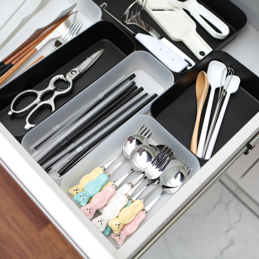 반투명 수납함 정리트레이 (3size) 서랍정리함 S - 상세 이미지 2