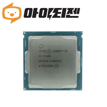 인텔 인텔 CPU i5 7400 카비레이크