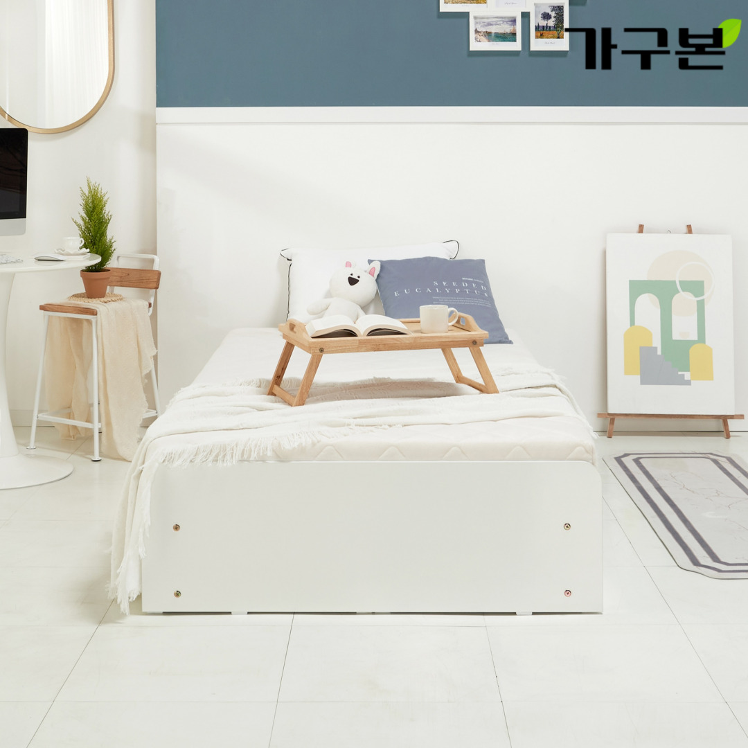 헤드없는침대 빅수납침대 낮은침대프레임