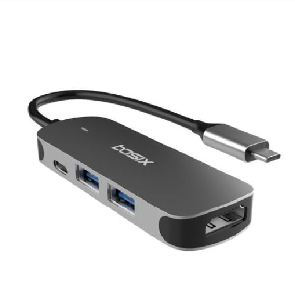 노트북도킹스테이션 USB멀티포트 4포트 C타입