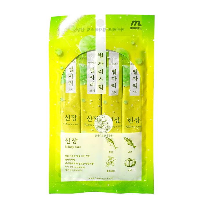 마이베프 별자리스틱 15g x 4P 신장 건강 고양이간식 - 메인 이미지