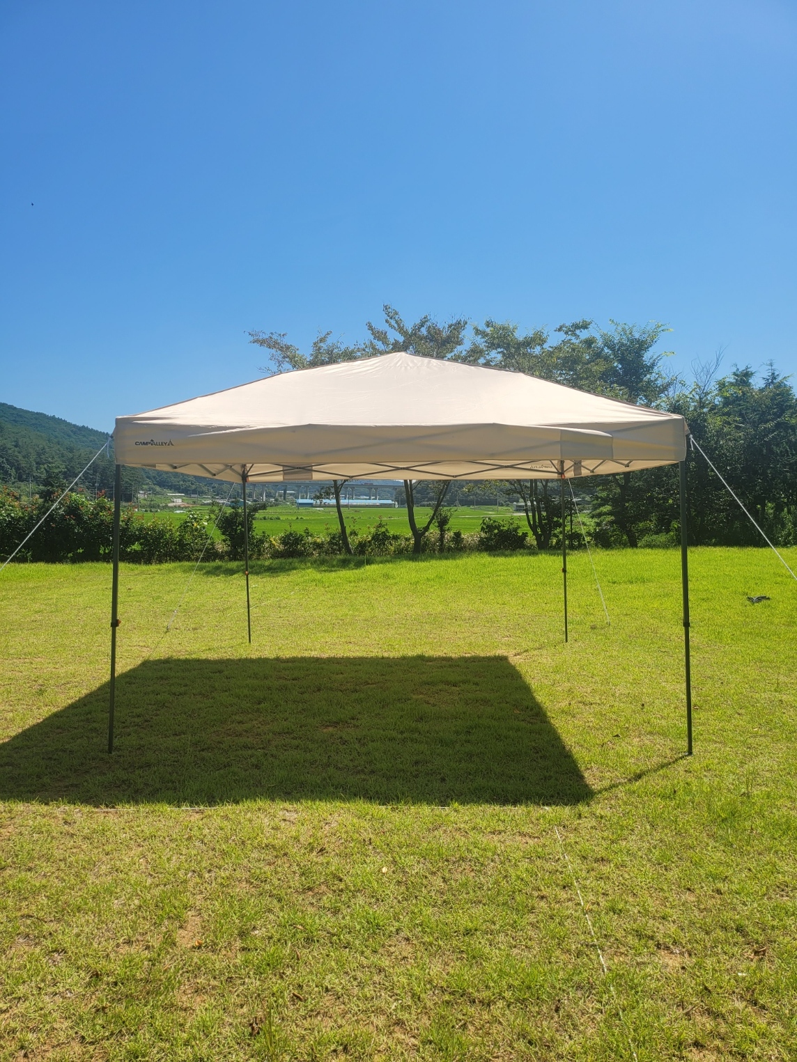 가제보 365 캐노피천막 (4면월X) 행사용 접이식 캐노피 테라스 365x365cm