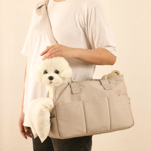 강아지 슬링백 포대기 고양이 이동장 애견 캐리어 기내용 산책가방 S 솔직 후기 | 실제 사용자 리뷰 총정리 - 상품 이미지 4