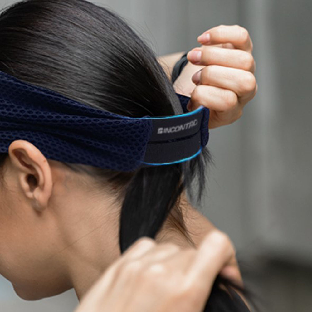 스포츠 강력 땀흡수 건조 매쉬 와이드 헤어밴드 운동 두건