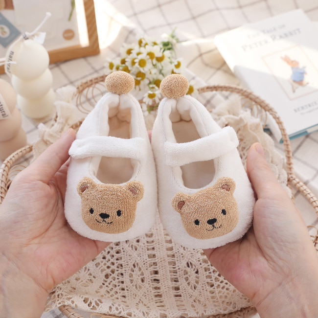 오가닉 루루 아기 곰 신생아 신발 만들기 임산부 태교 바느질 DIY - 상세 이미지 4