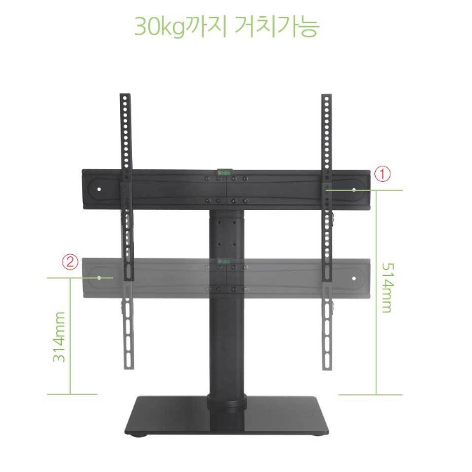 벽걸이tv거치대 32인치 65인치 티비 다리 대형티비거치대 - 상세 이미지 5