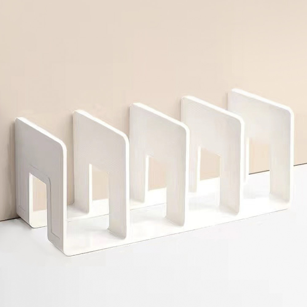 4칸분리 책상챚꽂이 책꽂이정리함 책상위 선반 미니 간이 북엔드