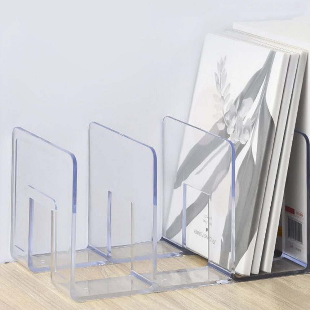 4칸분리 책상챚꽂이 책꽂이정리함 책상위 선반 미니 간이 북엔드