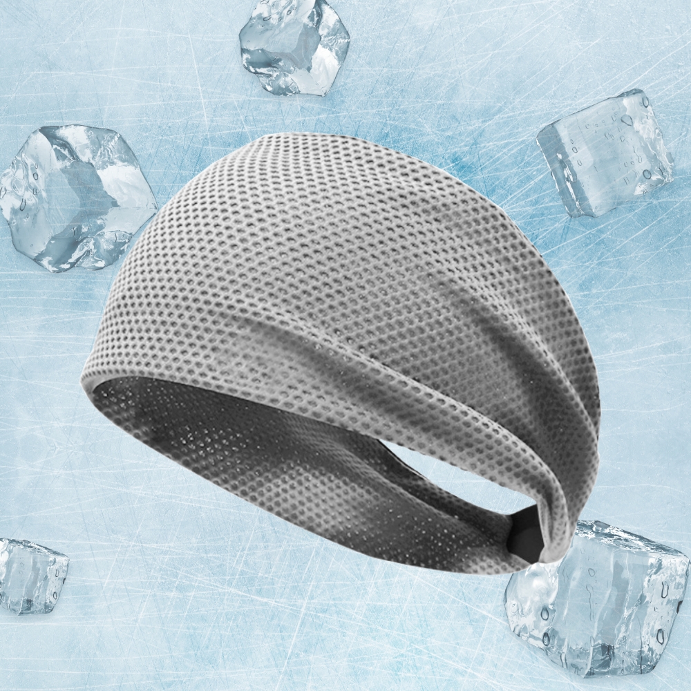 스포츠 강력 땀흡수 건조 매쉬 와이드 헤어밴드 운동 두건