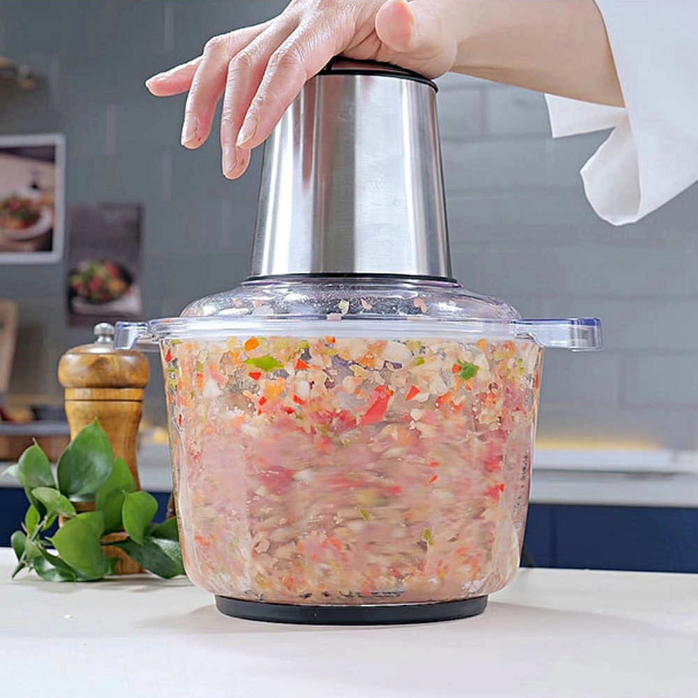 7초 만능 다지기 알뜰형 바치 마늘 고기 분쇄기 전동 마늘박피기