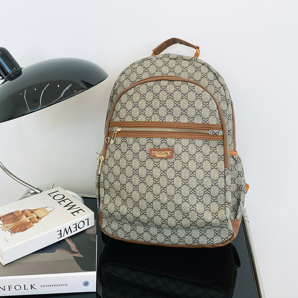 프롬헤븐 SFG120 쌈지 패턴 여성 데일리 백팩