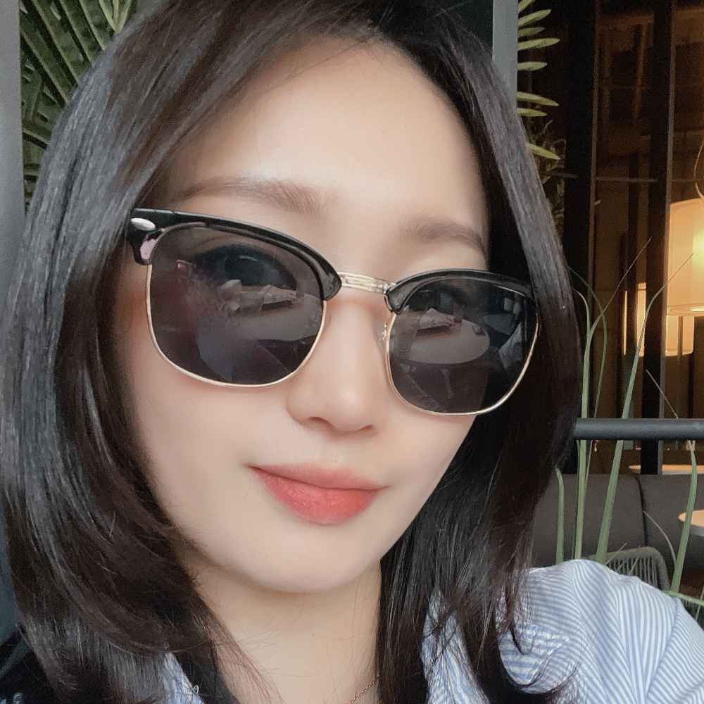 Brad 하금테 선글라스 남자 여자 공용 UV400 자외선차단 패션 데일리 뿔테 썸머 - 상세 이미지 3