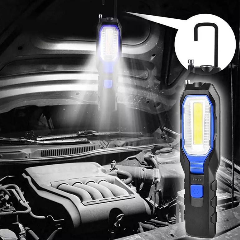 COB 멀티 랜턴 LED랜턴 작업등 손전등 다용도 충전식 후레쉬 6302