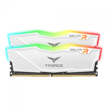 TeamGroup T-Force DDR4-3600 CL18 Delta RGB 화이트 패키지 (64GB(32Gx2))