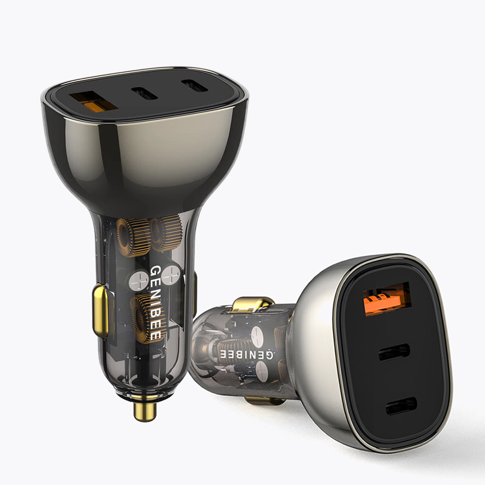 QC4.0 PD 80W 3포트 차량용 시거잭 충전기 고속충전기 시가잭 - 상품 이미지