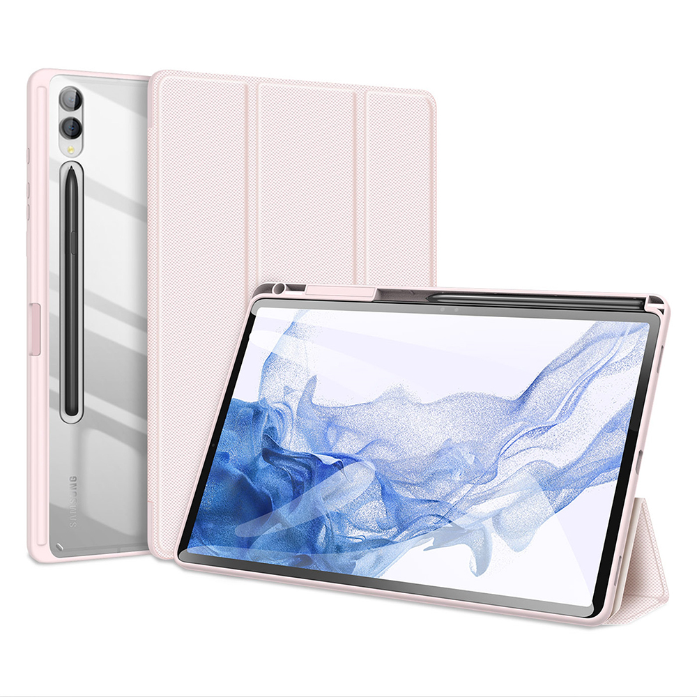 갤럭시탭 S9 플러스 케이스 S펜 수납 투명 스마트 커버 토비 블루, 탭 S9+ - 상세 이미지 4