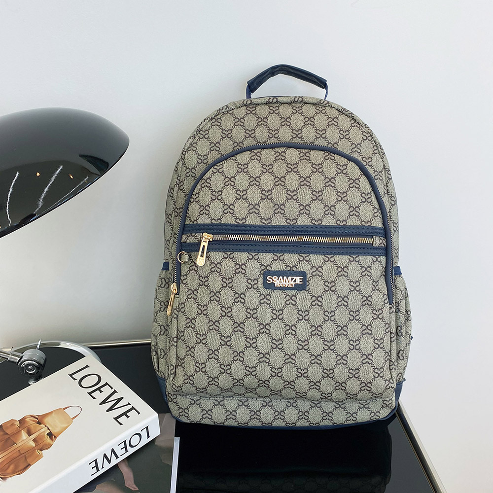 프롬헤븐 SFG120 쌈지 패턴 여성 데일리 백팩