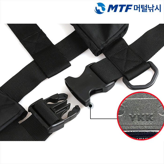 씨울프 MTF 자동팽창식 구명조끼 블랙 레드 KOMSA인증 - 상세 이미지 5