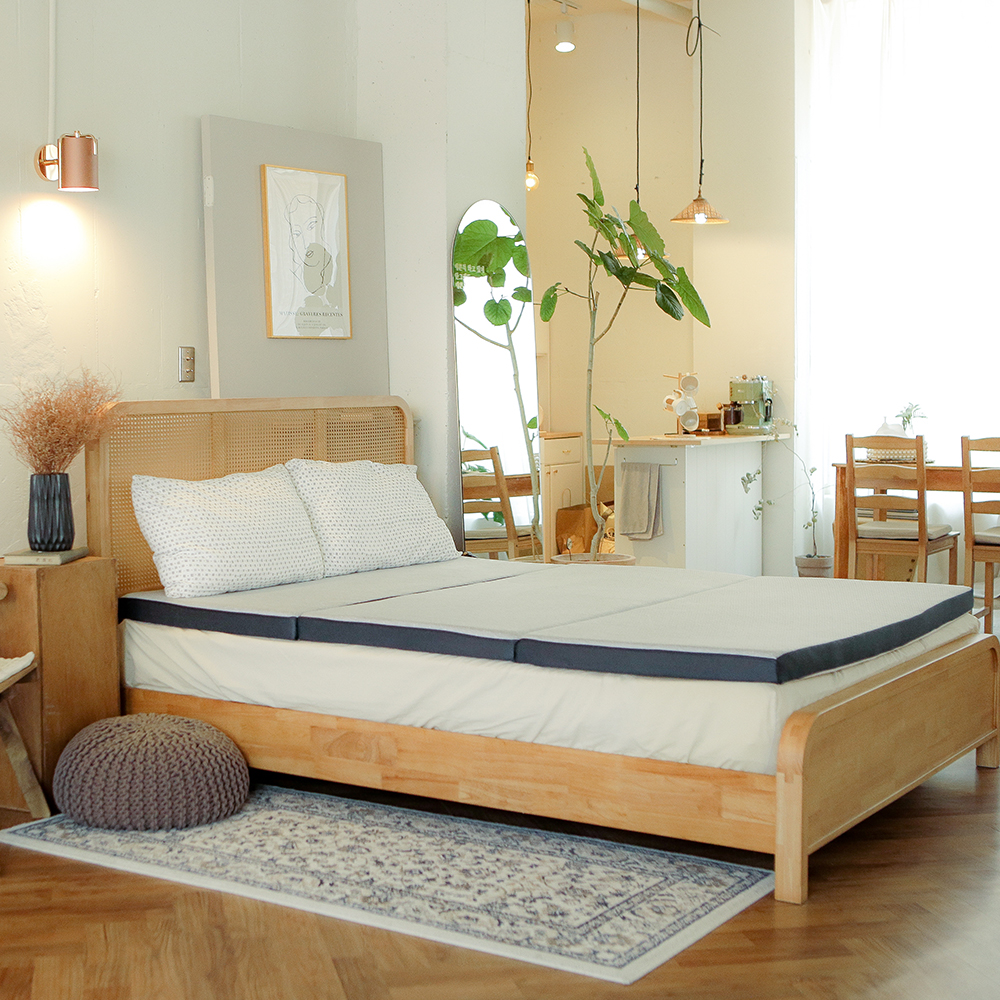 허리디스크 토퍼 1인용 바닥용매트리스 단단한 토퍼 접는 토포 SS