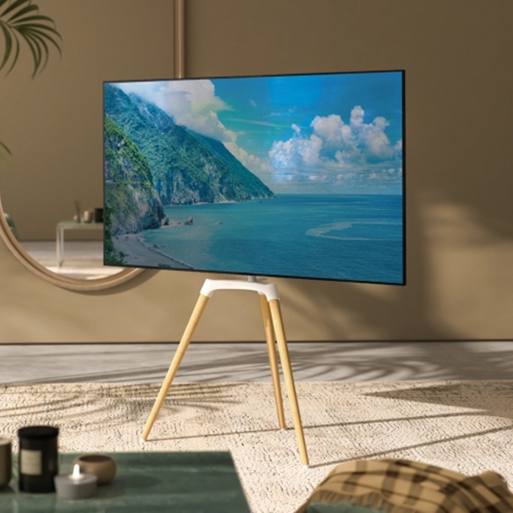 55인치 삼성 LG 호환 좌우회전 이젤형 티비 거치대 코너형 TV 스탠드 - 상세 이미지 5