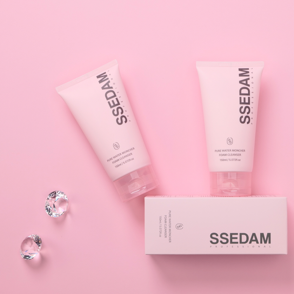 쎄담 퓨어 워터 몽쉘 폼 클린저 약산성 저자극 초순수 유산균 150ml - 상품 이미지
