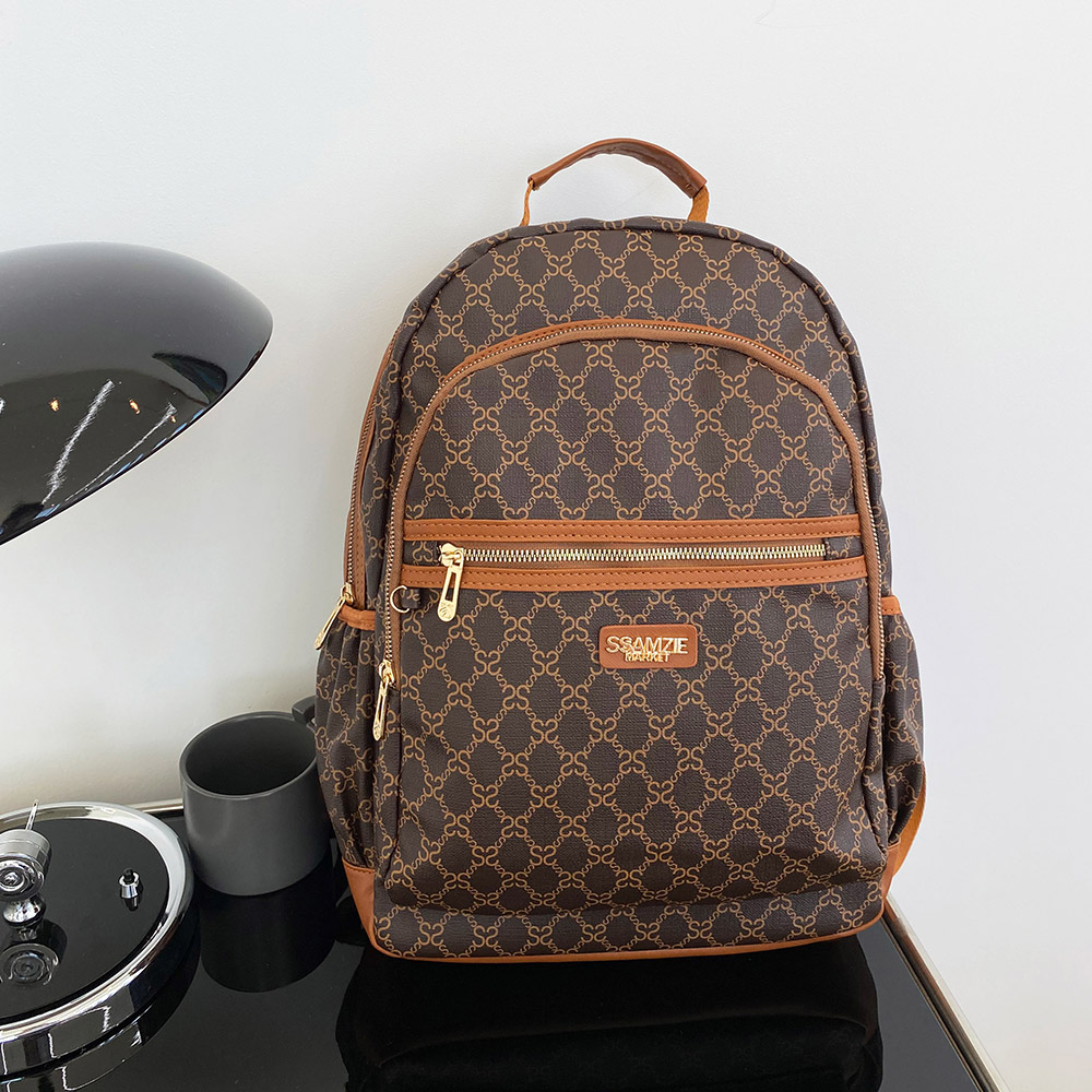 프롬헤븐 SFG120 쌈지 패턴 여성 데일리 백팩