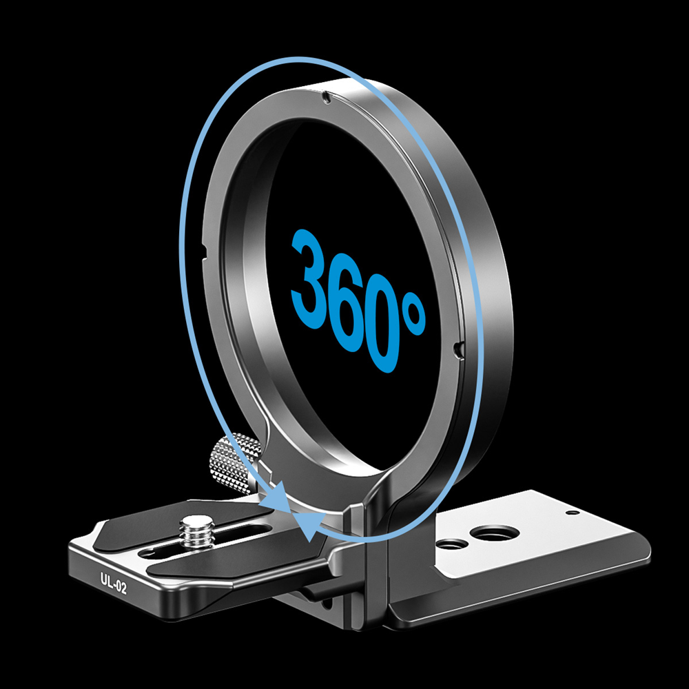 레오포토 UL-02 플레이트 360도 회전 캐논/니콘/후지/소니 전용 실버 - 상세 이미지 4