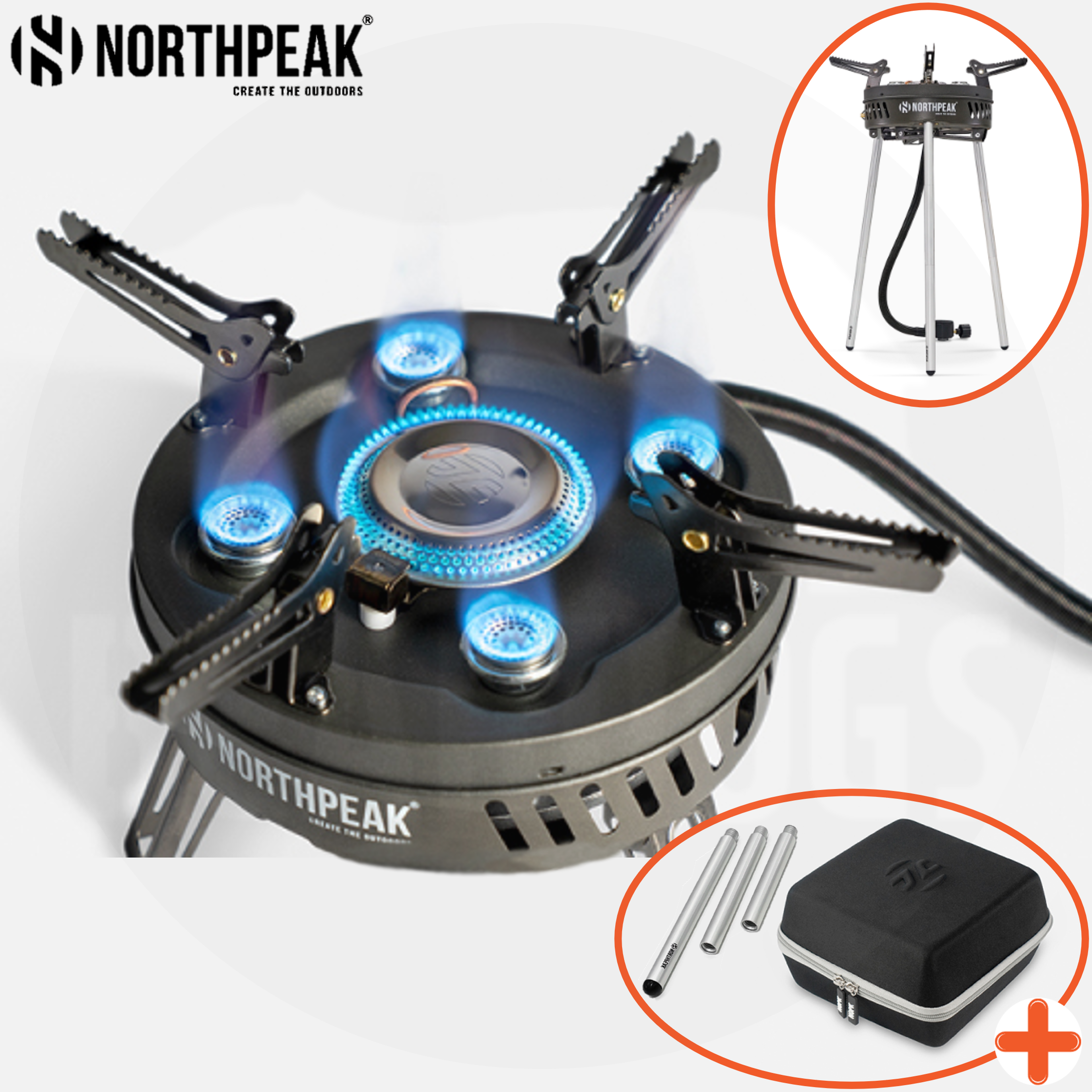 노스피크 펜타 스토브 그리들 이소 가스 버너 파워 고화력