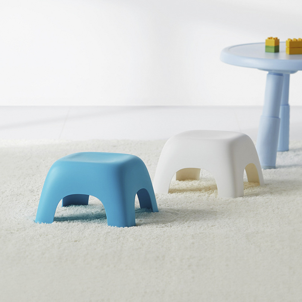 [단독] 1+1 미끄럼방지 욕실의자 발받침대 소형 화장실의자 욕조 목욕탕 의자