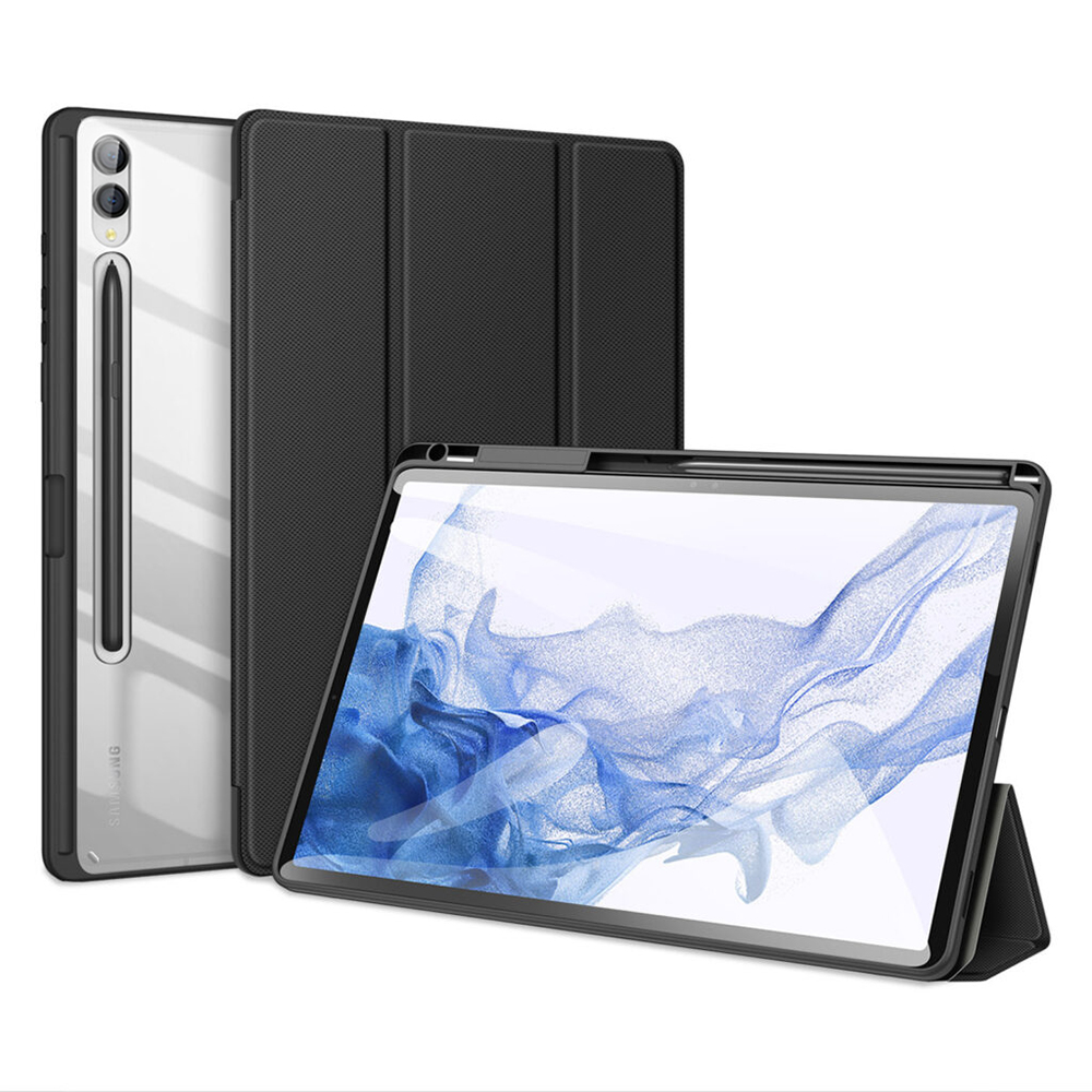 갤럭시탭 S9 플러스 케이스 S펜 수납 투명 스마트 커버 토비 블루, 탭 S9+ - 상세 이미지 3