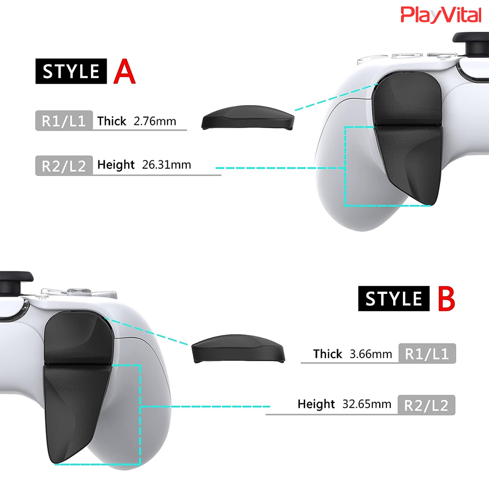 듀얼센스 PS포탈 트리거 확장 커버 키트 PlayVital - 상세 이미지 3