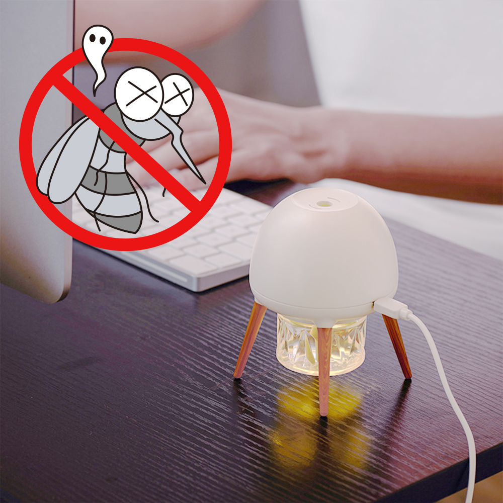 스마트 USB 우드 가정용 모기 5V 퇴치기 벌레 해충