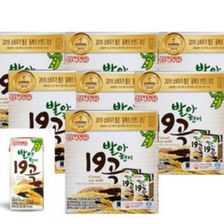 삼육두유 삼육두유 발아현미19곡 두유 190ml x 112팩 (16팩 7박스)