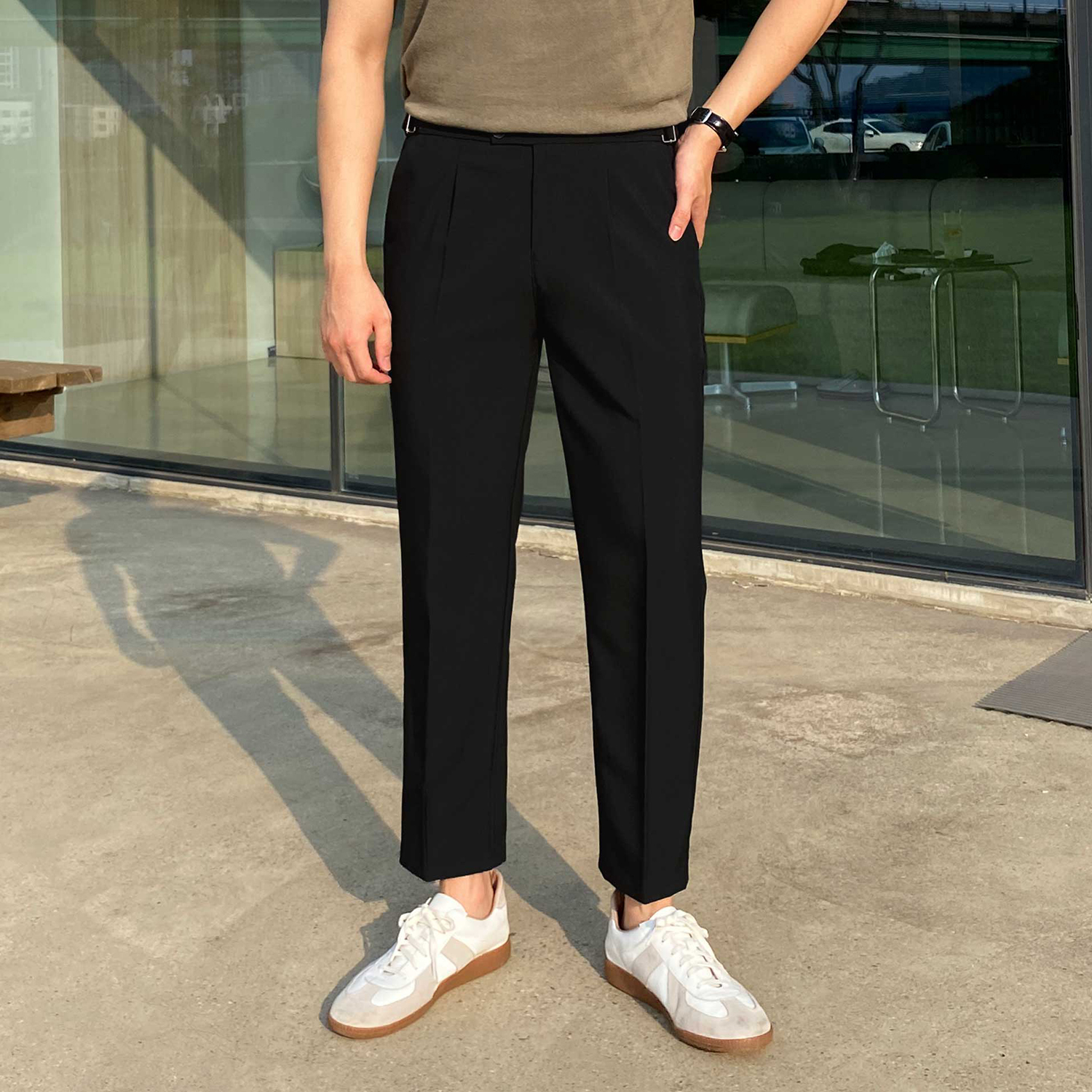 구르카팬츠 9부슬랙스 구르카슬랙스 배정남바지 - 상세 이미지 5