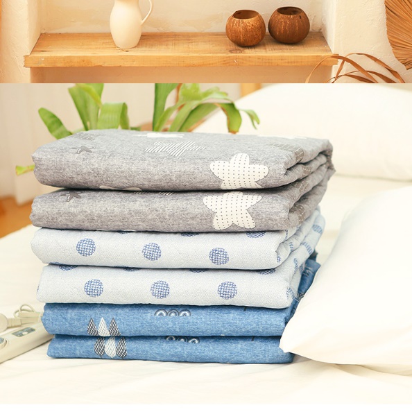 스타 그레이 소형 전기장판 얇은 전기매트 침대 전기요