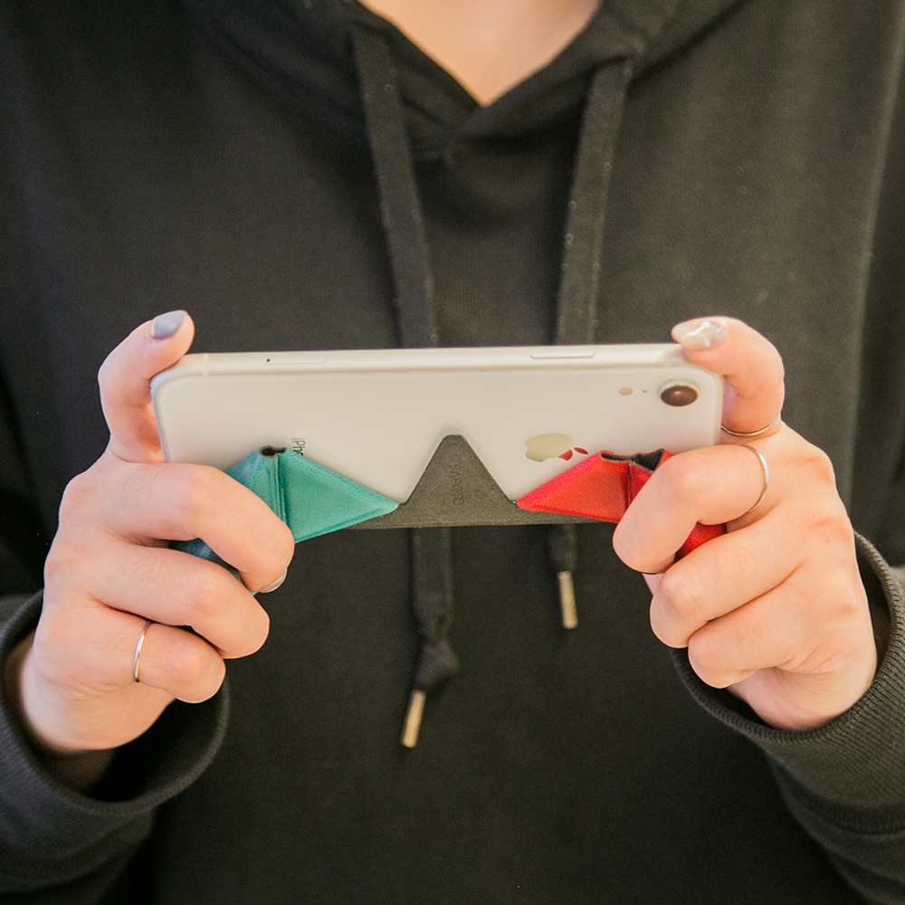 사포토 부착형 조이패드 모바일 게임패드 핸드폰 카드지갑 그립 거치대 - 상세 이미지 5