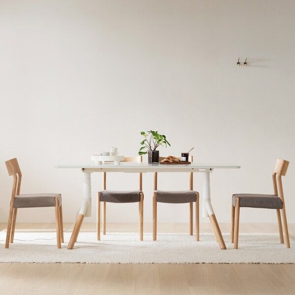 일룸 업모션 사각 테이블(강화 사틴유리) 1600mm, SSP(사틴화이트)