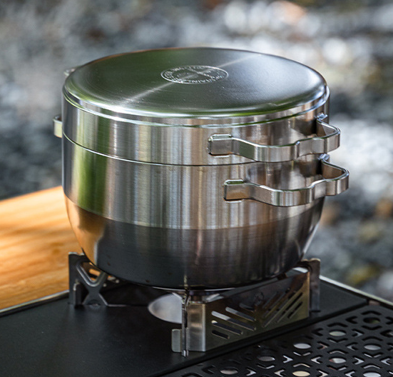 캠핑문 ﻿스테인리스 더치오븐 6인치 DO-25