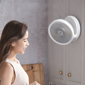 무선 회전 미니선풍기 접이식 led 탁상형 4단계 조절 공기순환 개봉기 | 실사용 후기 - 상품 이미지 1