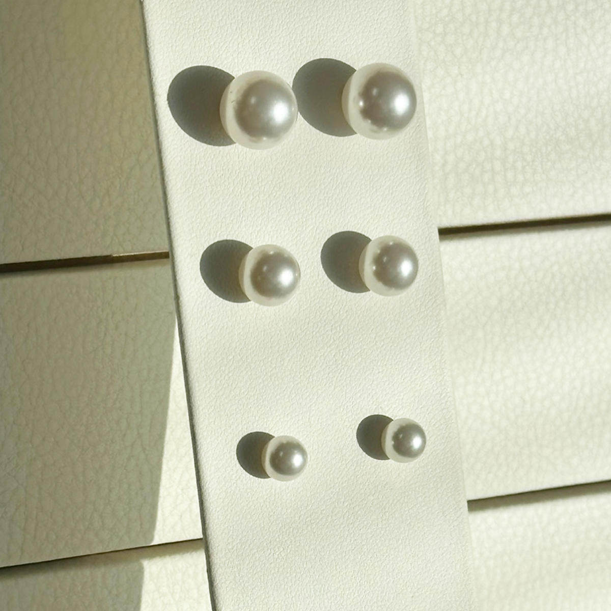 14K 스와르보스키 진주 귀걸이 6MM 8MM 10MM - 상세 이미지 2