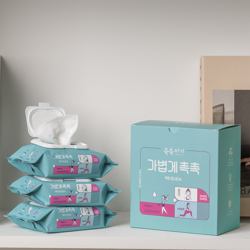 촉촉지기 토너티슈 토너패드 25매 2+1 팩
